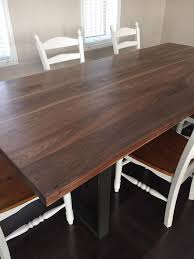 Favorite_borderfavorite add this item to a list. Modern Black Walnut Dining Table W Steel Base Made To Order Urban Tables