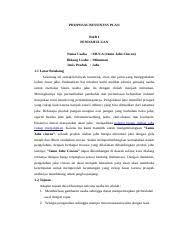 Aplikasi web yang menampilkan daftar minuman herbal jurus sehat rasulullah dari ustadz zaidul akbar. Proposal Bp Doc Proposal Bussiness Plan Bab I Pendahuluan Nama Usaha Muca Jamu Jahe Cincau Bidang Usaha Minuman Jenis Produk Jahe 1 1 Latar Belakang Course Hero