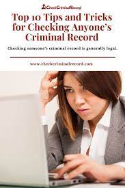 Many local agencies allow you to get a copy of your. Here Are 10 Tips And Tricks You Can Use When Checking Someone S Criminal Record Criminalbackgroundcheck N Criminal Record Criminal Criminal Background Check