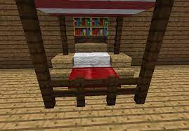 More images for how to build a canopy bed in minecraft » á… Build Canopy Bed In Minecraft Minecraft Bauideen De