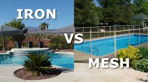 To work out the distance between the first post and the second, measure the length of the fencing panel. Mesh Vs Iron Pool Fence Pool Fence Guide