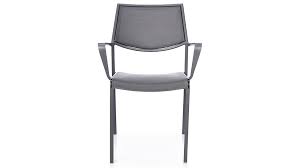 Largo Grey Mesh Dining Chair Reviews Crate And Barrel In 2020 Dining Chairs Crate And Barrel Chair