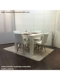 Las mesas de comedor extensibles son el mueble más practico para salones y cocinas. Mesa Comedor Extensible Hasta 3 M Cuadrada Rectangular Pequena Salon