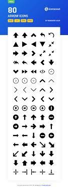 Download Arrow Icon Pack Available In Svg Png Eps Ai Icon Fonts Icon Pack Icon Set Design Glyph Icon