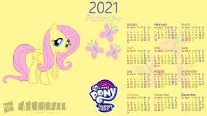 The year 2021s maximum week number is wn 52. Fluttershy 2021 Calendar By Allenacnguyen On Deviantart
