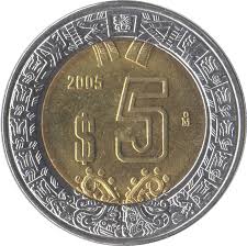 Bu sayfada 5 dolar kaç euro yapar? 5 Pesos Mexico Numista