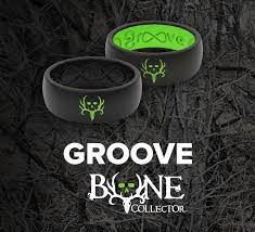 Bone Collector Silicone Rings Groove Life Rubber Rings Wedding