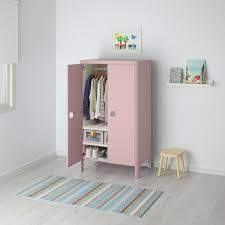 Diy ways to make cheap wardrobes look more expensive we often turn to ikea for cheap storage options, which makes their basic wardrobes a popular item in a lot of homes. Busunge Wardrobe Light Pink 80x139 Cm Ikea