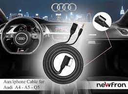 Audi A4 A5 Q5 Aux And Iphone Media Cable Newfron Oem Multimedia Reissaudio Carmultimedia Google Opel Mercedes Renault Fiat Audi A4 Car Review Nissan