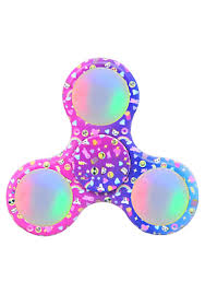Light Up Emoji Finger Spinner Toys For Girls Kids Toy Shop Girl School Supplies