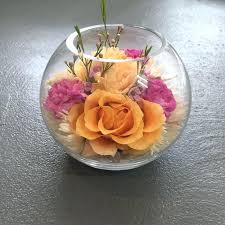 Flores a domicilio en todo santiago. Centros De Mesa Con Peceras Dale Detalles