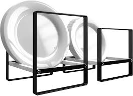 You can also filter out. Buy Plate Holder Upright Cabinet Organizer Ganamoda Non Slip Dish Drying Rack For Kitchen Countertop Cupboard Rv Camper 2 Pack Medium Large Online In Turkey B08qz3p9wg