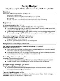 Double Major Economics Resume Sample Free Resume Sample Economics Resume Resume Template Examples