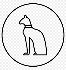 You can simply glue the pictures on the wall or door to make it as a decor. Egyptian Hieroglyphic Cat Coloring Page Room To Swing A Cat Free Transparent Png Clipart Images Download