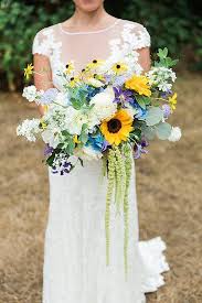 Make a bridal and bridesmaid we have compiled 5 video tutorials to give you a full wedding flower suite, covering each flower 8 stems of sunflowers 1 bunch of purple tulips 1 bunch of pink limonium (or statice) floral. 56 Ideas To Incorporate Sunflowers Into Your Big Day Weddingomania