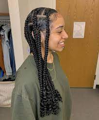These hairstyles range from easy hair braids to difficult and some braids will need an extra set of hands click on the braid title below to get individual instructions for each long hair braid tutorial. Pin On Coi Leray Braids