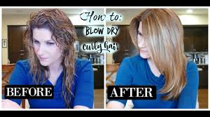 Section hair into four equal parts. Curly Hair Blow Dry Your Curly Hair Straight Youtube