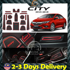 According to paul tan, the city rs. Nexus Car Honda City Gm6 2015 2018 Car Interior Slot Mat With Armrest Shopee Malaysia