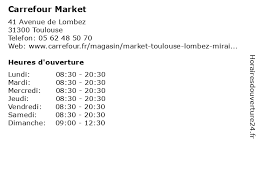Need a hotel near toulouse airport? á… Horaires D Ouverture Carrefour Market 41 Avenue De Lombez A Toulouse