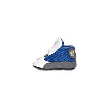 Black And Blue 13s Jordans Air Jordan Retro 13 Crib Shoe French Blue Flint White Finishline Com 40 Liked On Polyvore Featuring Baby And Air Jordans Retro Crib Shoes Baby Boy Shoes