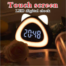 Led Dijital Saat Masa Horoz Uyandirma Lamba Dijital Alarmli Saat Saat Masasi Elektronik Basucu Saat Termometre Ile Ses Kontrollu Masa Ve Sehpa Saatleri Aliexpress