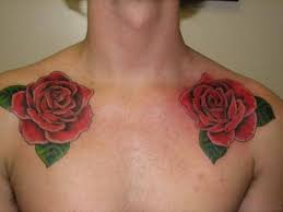 Flower and heart for mom tattoos on the hand and chest. 75 Pretty Flowers Tattoos On Chest