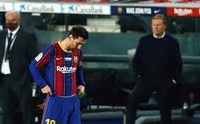 Lionel messi sufre una distensión de ligamentos en el tobillo. El Barca Trata De Encubrir A Messi Con Una Lesion Estadio Deportivo
