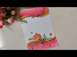 Flower Design Front Cover Page Design Easy Floral Project Design Assignment Notebook Design Youtube In 2021 Page Borders Design Drawing Frames Page Decoration Learn to watercolor as you practice painting beautiful flowers! flower design front cover page design