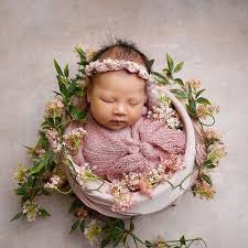 Baby Evelyn Photographed In Malaysia Background Bambiniprops Bucket Palomaschell Gorgeous Flower Photographing Babies Newborn Photography Newborn Photoshoot