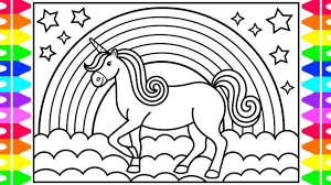 Find more unicorn coloring page for kids pictures from our search. How To Draw A Unicorn For Kids Unicorn Drawing For Kids Unicorn Coloring Pages For Kids Youtube