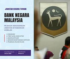 Permohonan jawatan kosong di bank negara malaysia 2020. Jawatan Kosong Bank Jawatan Kosong Sektor Kerajaan Facebook