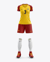Download Women S Full Soccer Kit Mockup Front View In Apparel Mockups On Yellow Images Object Mockups Clothing Mockup Shirt Mockup Design Mockup Free PSD Mockup Templates