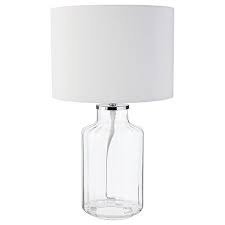 Dimmable bedside lamp touch lamp with usb port and outlet nightstand lamp with white fabric shade table lamps for bedrooms nightstand lamps set of 2 table lamps for living room bedroom lights. Ivy Glass Table Lamp Glass Table Lamp Glass Bedside Table Lamps Lamp