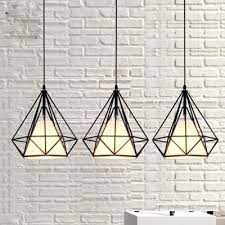 Ils sont produits en tailles et motifs différents en fonction de. Lustre Suspension Cage Forme Diamant Ajustable Luminaire Contemporain 25cm 110 221v Corde Sal Lampe Salle A Manger Lustre Salle A Manger Luminaire Contemporain