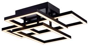 Note any irregularities around the opening of the fireplace, such as projecting or recessed brick, and advise us before you place an order. Radium 28 Integrated Led Rectangular Ceiling Light Fixture Modern Flush Mount Ceiling Lighting By Buildcom Houzz