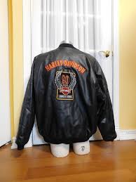 Pre Owned Harley Davidson 90th Anniversary Leather Jacket Size Xxl Made In Usa Jackets Leather Jacket Coats Jackets