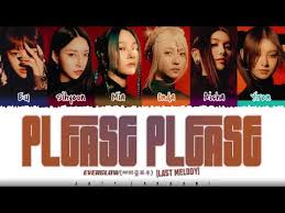 Maybe you would like to learn more about one of these? Everglow ì—ë²„ê¸€ë¡œìš° Please Please Last Melody Lyrics Color Coded Han Rom Eng Youtube
