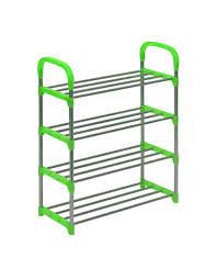 Dadurch, dass es unter dem fenster steht, wird es gleichzeitig zur fensterbank wird. Platzsparendes Schuhregal Organizer 50 X 23 X 66 Cm 4 Stufig Grun