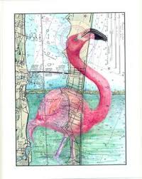 Melbourne Flamingo Marine Artist Australia Tourism Melbourne Art