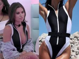 If it hadn't been justine and caleb, that. Love Island Usa Season 2 Episode 15 Kierstan S Black And White Zipper Swimsuit Shop Your Tv Zipper Swimsuit Swimsuit Shops Swimsuits