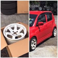 Tukar rim myvi , asyik main motor kita main kereta pulak. Sports Rim 15 8jj Sport Rim Only Auto Accessories On Carousell