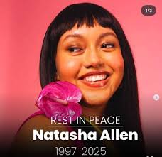 Tiktok influencer Natasha Allen who shared her cancer journey with the  world has died. She was 28.⁠ ⁠ Natasha Allen's death was announced