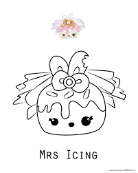 Mix and match scented toys make for wonderful recipes. Coloring Page Num Noms Mrs Icing Cake