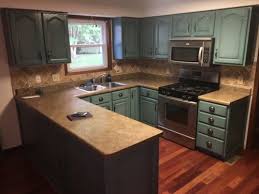 Refinished Blue Kitchen Cabinets C Dba Custom Woodworking Kitchen Kitchen Transformation Kitchen Accents