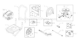 Black And Decker Pressure Washer Parts Canada Briggs And Stratton 2 200 Psi Pressure Washer 020228 2 Ereplacementparts Com