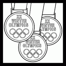 These alphabet coloring sheets will help little ones identify uppercase and lowercase versions of each letter. Olympic Medal Coloring Page Coloring Library