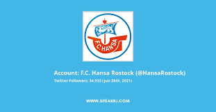 All information about hansa rostock (2. F C Hansa Rostock Twitter Followers Statistics Analytics Speakrj Stats