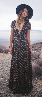 Black Boho Maxi Dress Uk Pin On My Style