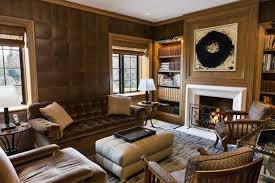 Shop for brown tufted sofa online at target. Philadelphia Brown Leather Tufted Sofa With Geometric Living Room 990x660 Wallpaper Teahub Io