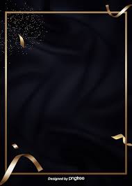 Background Of Black Silk Golden Border Ribbon Commercial Advertising E Commerce Silk Ribbon Business Atmosphere Background Image For Free Download